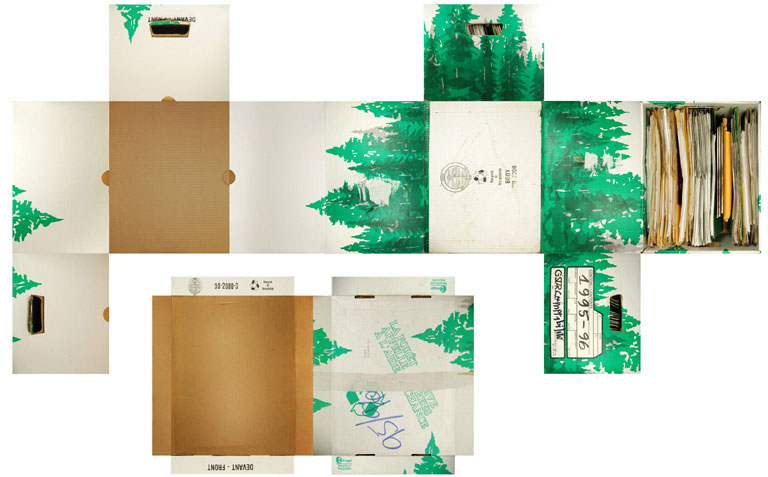 photo of archive box 1995 - 1996